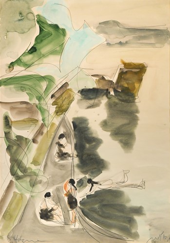 Lot 424 - Shimshon Holzman (1907-1986)