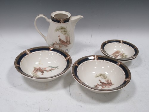 Lot 232 - A modern Noritake 'Keltcraft' game-bird design...