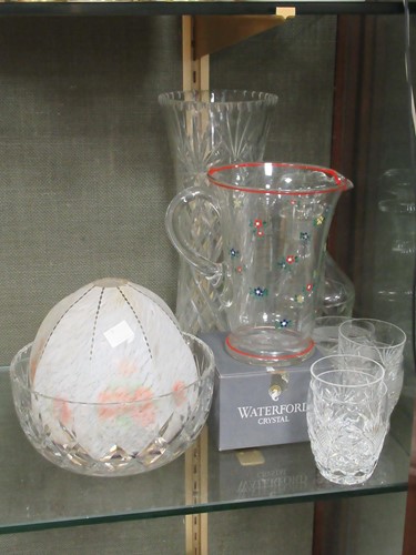 Lot 16 - A Poole pottery vase, pair of celadon colour...