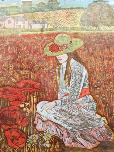 Lot 520 - Rosemary Myers (20th century), Suffolk Summer,...