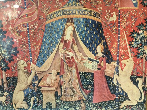 Lot 587 - Collection of framed Medieval style prints...