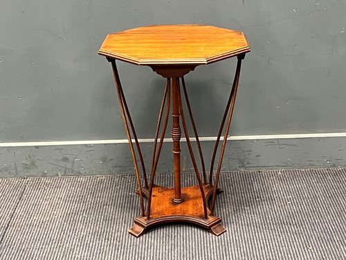 Lot 738 - An Edwardian octagonal top mahogany occasional...