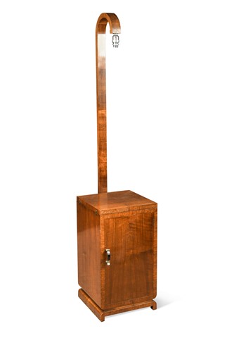 Lot 235 - An Art Deco standard lamp-come-drinks table