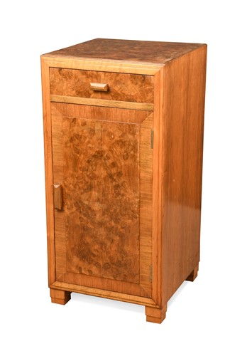 Lot 229 - A Heals Art Deco walnut side cabinet