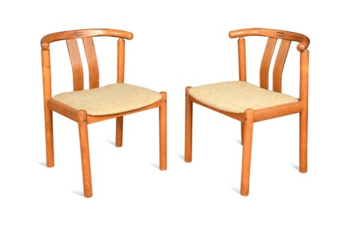 Lot 277 - Hans J. Frydendal for Boltinge Stolefabrik, a pair of Danish teak side chairs