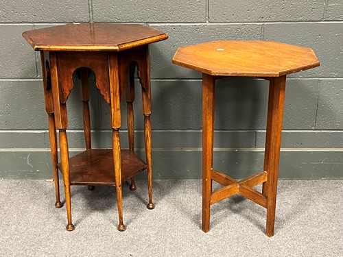 Lot 662 - Three occasional tables, including an elm top...
