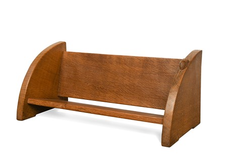 Lot 125 - Robert 'Mouseman' Thompson, an oak book trough