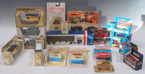 Lot 105 - A large collection of boxed Matchbox model...