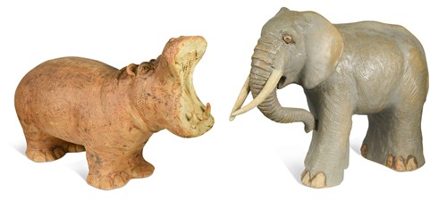 Lot 57 - Bernard Rooke, a Studio Pottery model of an elephant