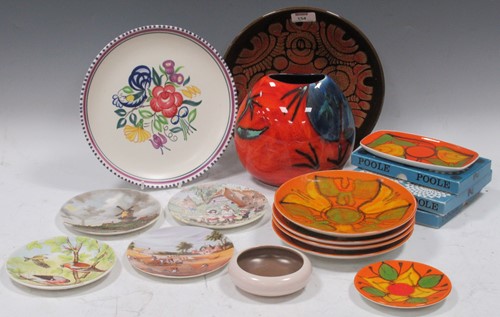 Lot 154 - A collection of Poole Pottery wares, to...