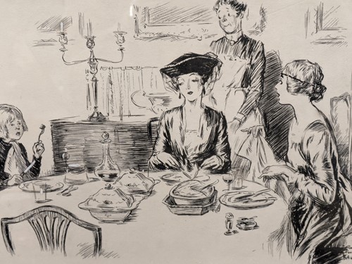 Lot 355 - Three original illustrations : Lewis...