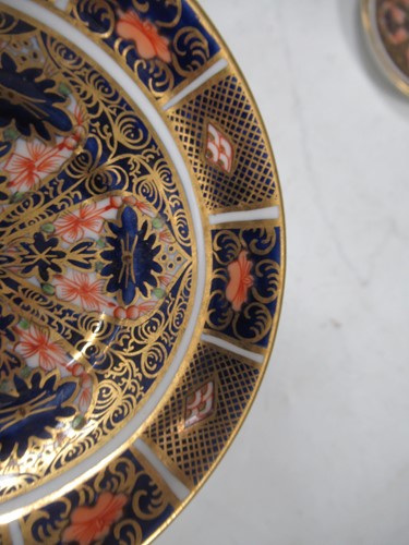 Lot 190 - A set of six Royal Crown Derby Imari pattern...