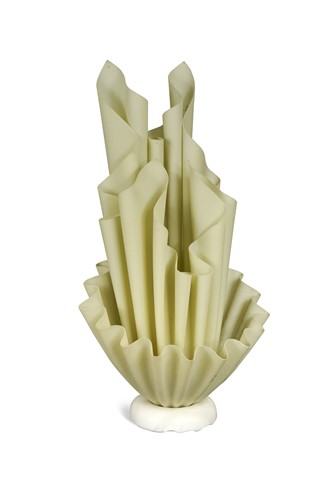 Lot 144 - A Georgia Jacob 'Corolle' handkerchief lamp, 1970s