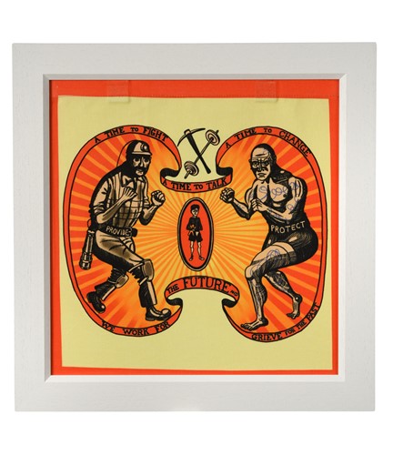 Lot 169 - Sir Grayson Perry CBE, RA (1960-), Death of a Working Hero (detail from)