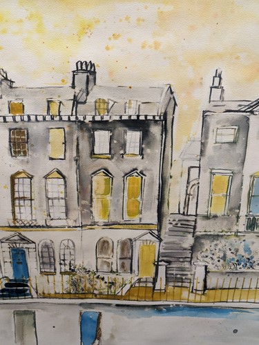Lot 350 - Sasha Barnes, Modern British Terraced town...