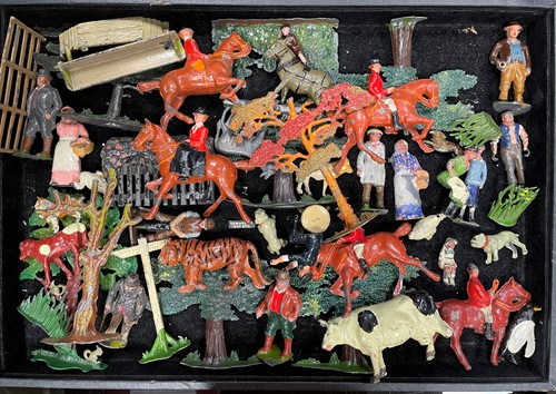 Lot 218 - Britains and other painted model farm and...