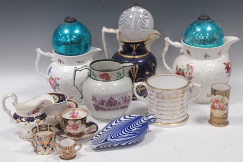Lot 186 - A collection of Victorian and other pottery...