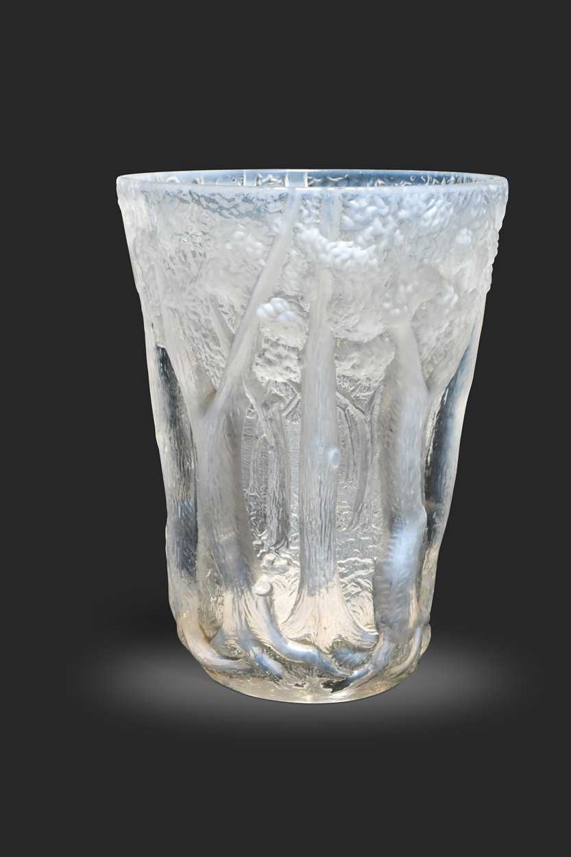 Lot 4 - Josef Inwald for Barolac Glass, an opalescent glass vase, circa 1930