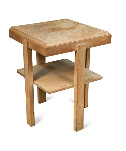 Lot 283 - An Art Deco limed oak occasional table by P. E. Gane