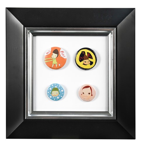 Lot 148 - Yoshitomo Nara (1960-), inkjet portraits on tin