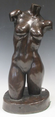 Lot 50 - John Letts (1930-2010), a bronzed resin figure...