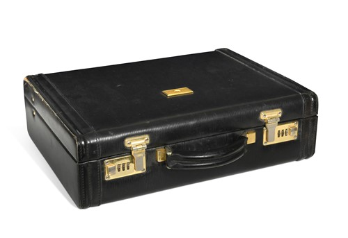 Lot 160 - A Dunhill black leather briefcase