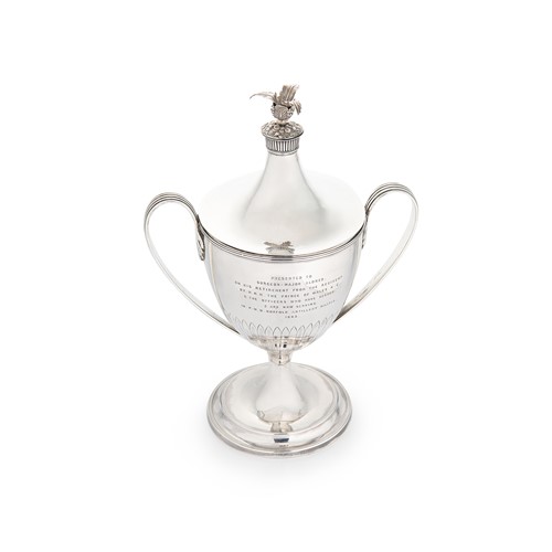 Lot 572 - A George III 18th century silver trophy cup