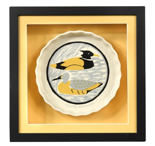 Lot 46 - Dame Elizabeth Blackadder DBE, RA,FRSA, Ducks on a Pond