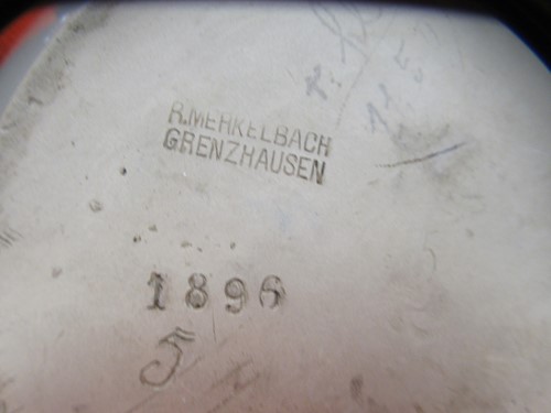 Lot 72 - A Bourne Denby two handled blue glaze vase,...