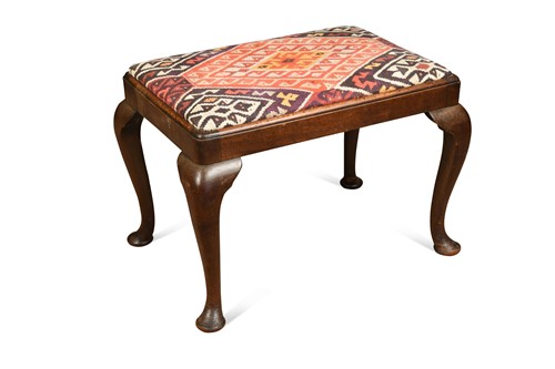 Lot 505 - A George III style mahogany stool