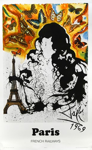 Lot 306 - After Salvador Dalí (1904-1989), a group of six unframed railway posters