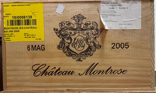 Lot 1 - Chateau Montrose, St Estephe 2eme Cru 2005, 6...