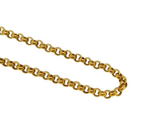 Lot 251 - A modern belcher chain