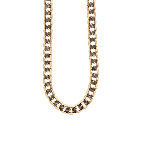 Lot 123 - A 9ct gold curb chain