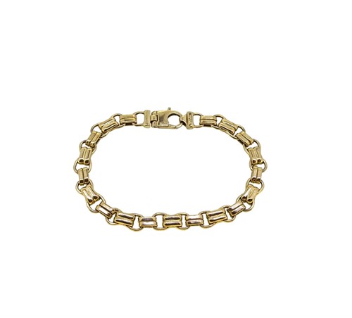 Lot 140 - A modern 9ct gold bracelet