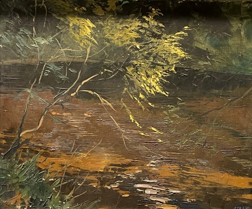 Lot 615 - Victor Askew (British 1909-1974) River...