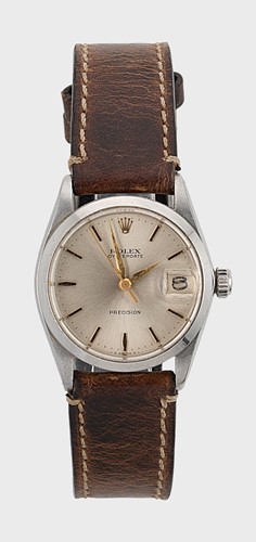 Lot 408 - Rolex - A steel 'Oysterdate Precision 30' wristwatch