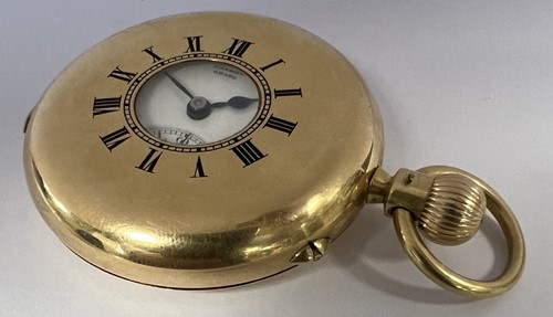 Lot 354 - Charles Frodsham, London - A fine George V 18ct gold half hunter pocket watch