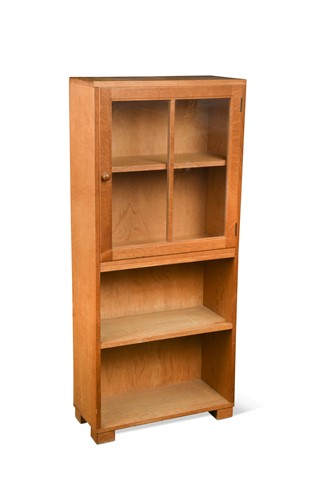 Lot 246 - A Heal's limed oak "unit" bookcase