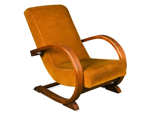 Lot 254 - A Modernist cantilever reclining armchair by P. E. Gane, circa 1935