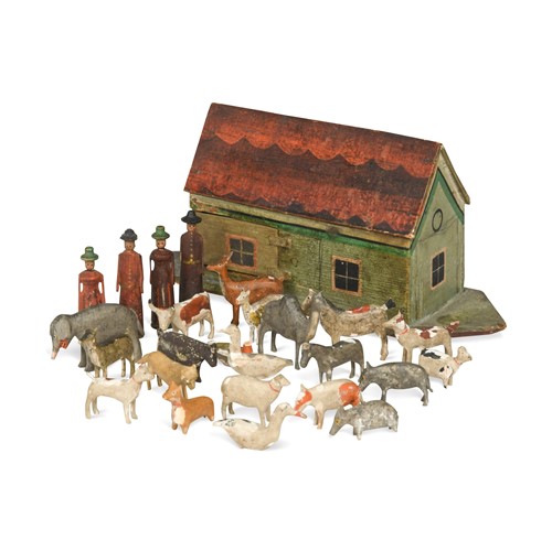 Lot 471 - A Noah's ark model, 19th century