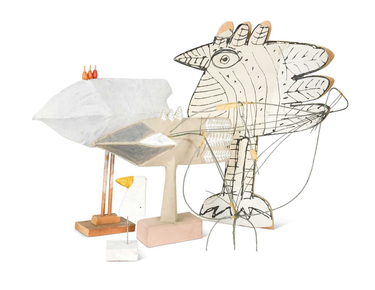 Lot 96 - Tom Karen, a steel cut-out model of a bird,
