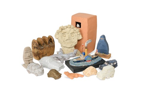 Lot 97 - Tom Karen, a collection of terracotta and other models