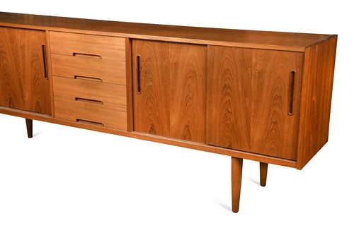 Lot 212 - Nils Jonsson for Troeds, Sweden, a 'Gigant' model teak sideboard, circa 1960