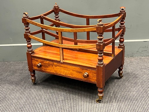 Lot 754 - A 19th century mahogany two division...