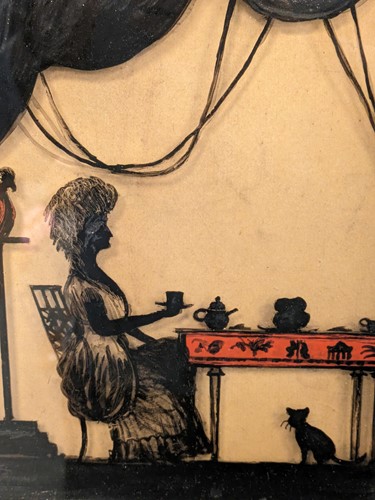 Lot 537 - A Group Of Eight 19th Century Silhouettes