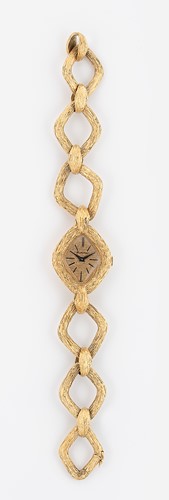 Lot 363 - Roy Cecil King for Bueche-Girod - An 18ct gold wristwatch