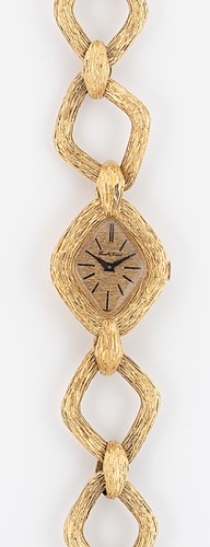 Lot 363 - Roy Cecil King for Bueche-Girod - An 18ct gold wristwatch