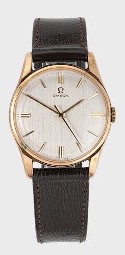 Lot 379 - Omega - A 9ct gold wristwatch