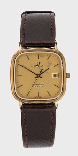 Lot 381 - Omega - A gold-plated 'Seamaster' wristwatch